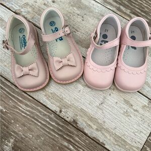 Chic Pink Dress Shoes for Babies size 5.5